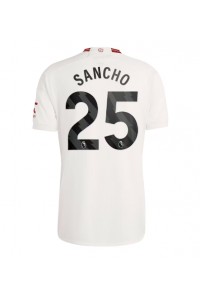 Fotbalové Dres Manchester United Jadon Sancho #25 Třetí Oblečení 2023-24 Krátký Rukáv